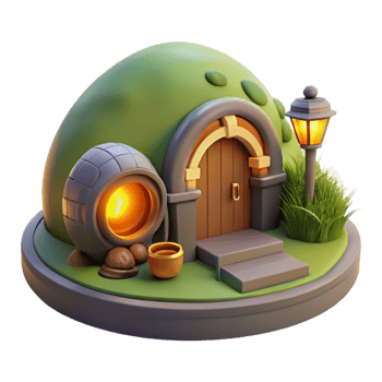 stunning contemporary serene modern A Cozy Hobbit Hole Built Into a Grassy genuine high quality png