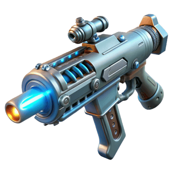 impressive contemporary A Futuristic Weapon with Intricate high quality png