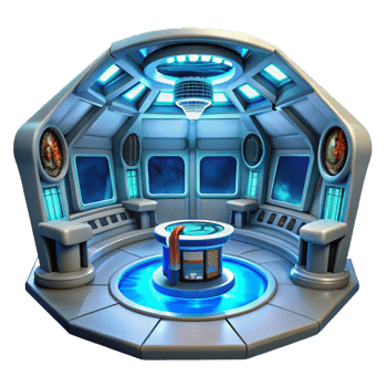 magnificent traditional A Futuristic Spaceship Interior with high quality png