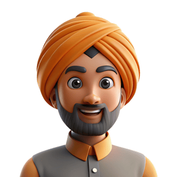 beautiful vintage Portrait of a Person Wearing a Turban detailed png
