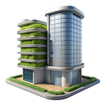 extraordinary abstract Bio Integrated Skyscraper Living Walls high resolution png