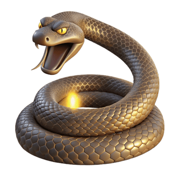extraordinary creative magnificent creative A Coiled Rattlesnake Ready to Strike professional high resolution png