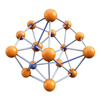 elegant creative A network of interconnected nodes pulsing with data, complex web of lines and points, dark background, abstract style high quality png