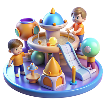 beautiful creative impressive modern A Group of Children Playing with exclusive genuine png
