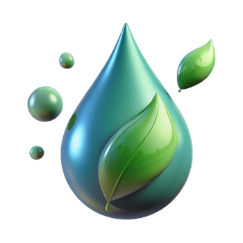 serene modern A single raindrop falling from a leaf, captured in mid-air, backlighting, high-speed photography style professional png