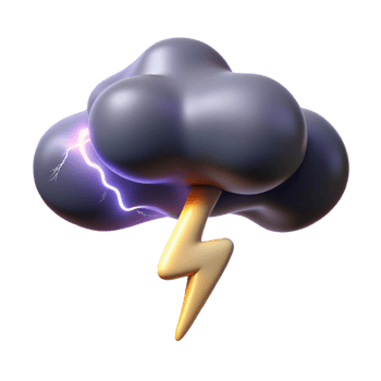 elegant contemporary A lightning strike illuminating a dark stormy sky, dramatic lighting, nature photography style premium png