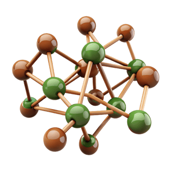 serene abstract A Complex Network of Interconnected high quality png