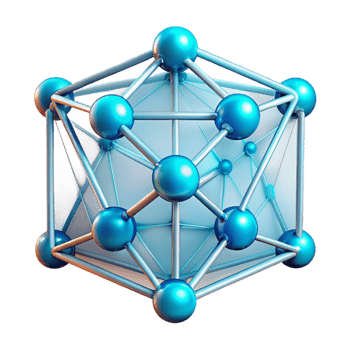 impressive creative A network of interconnected, glowing lines and nodes, resembling a neural network or circuit board, in cool, futuristic colors, with a sleek, minimalist design high quality png