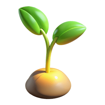 stunning rustic A Sprouting Seedling Reaching Towards the genuine png