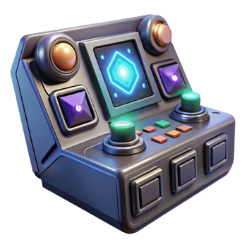 extraordinary traditional A Close Up of a Futuristic Control Panel detailed png
