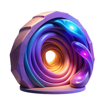 impressive vintage A magical portal swirling with vibrant colors, leading to another dimension. Mystical, glowing lighting. Abstract style 4K png