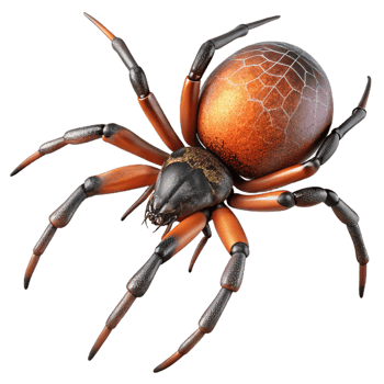 magnificent vintage A spider spinning its web, intricate details, macro photography high resolution png