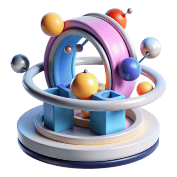 impressive vintage Kinetic architecture sculpture, moving parts, interactive design, public art installation, bright colorful lights, abstract composition, 4K png