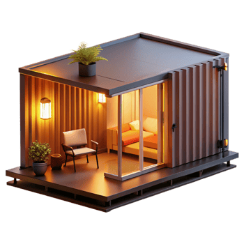 wonderful abstract A Micro Apartment Built Inside a detailed png