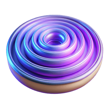 vibrant vintage A Series of Concentric Rings Radiating high resolution png