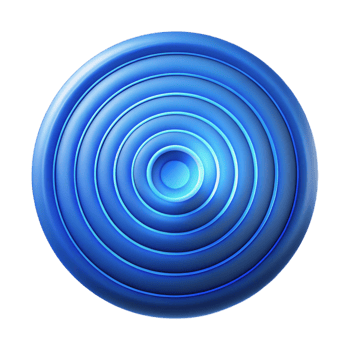 impressive contemporary A Series of Concentric Circles Radiating detailed png