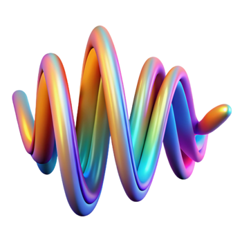 beautiful traditional An abstract representation of sound waves using vibrant colors and dynamic lines, illuminated by a pulsating, rhythmic light, in a synesthesia style detailed png