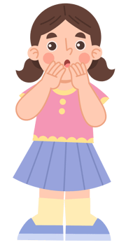 Surprised Girl Character Illustration png