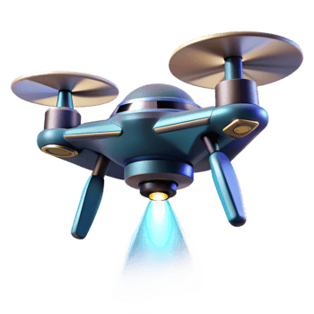 impressive contemporary A Futuristic Drone with Sleek professional png