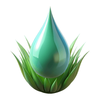 vibrant abstract A Single Raindrop on a Blade of Grass detailed png