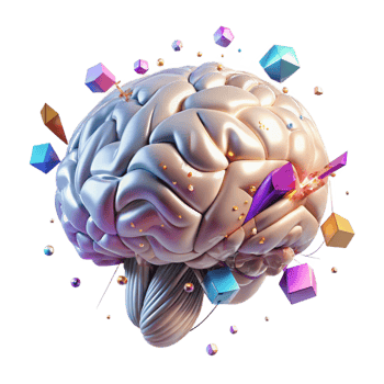 extraordinary contemporary Abstract Brain Isolated Surreal Mind Design professional png
