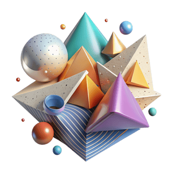 impressive vintage Abstract Triangles Cutout Colorful Background for Presentations high quality png