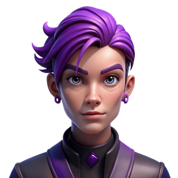 magnificent modern Portrait of a Non Binary Person with detailed png