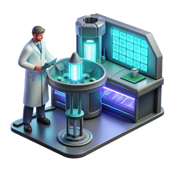 wonderful contemporary A Futuristic Laboratory Filled with professional png