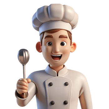 stunning vintage Portrait of a Chef with a Confident detailed png