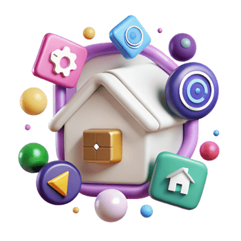 extraordinary vintage Adaptive Smart Home Icons Cutout for Responsive Design genuine png