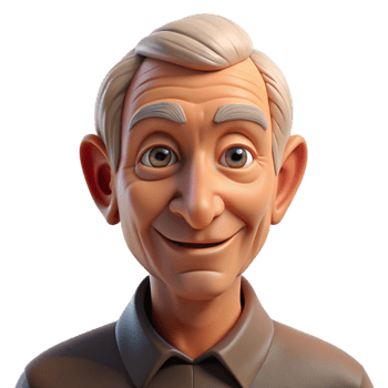 serene classic Portrait of an Elderly Man with Deep detailed png