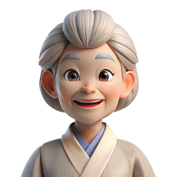 stunning classic Portrait of an Elderly Woman with a premium png