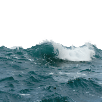 Dynamic Waves in Turquoise Waters Under Bright Sunlight Capturing Nature's Power and Beauty png