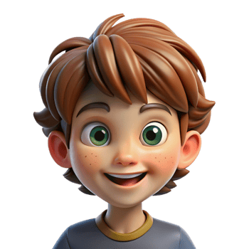 dramatic classic Portrait of a Child with Messy Brown Hair premium png