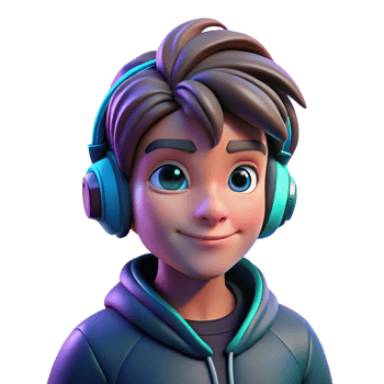 wonderful vintage Portrait of a Teenage Boy with Headphones authentic png