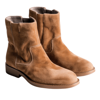 Stylish Suede Ankle Boots for Men with Comfortable Fit and Elegant Design png