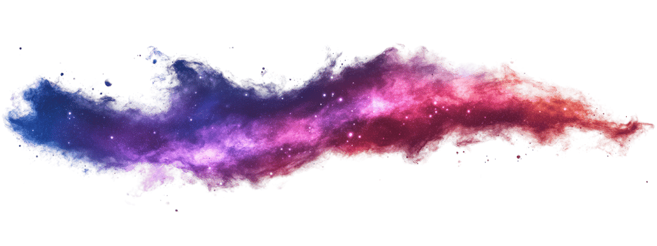 vibrant cosmic nebula with swirling colors of purple, pink, and orange, filled with sparkling stars, creating mesmerizing celestial scene png