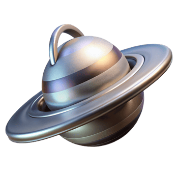 impressive rustic A Sleek Silver Spaceship Orbiting a high quality png