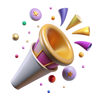 magnificent traditional Birthday Party Horn Noisemaker Isolated genuine png