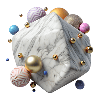 vibrant creative Carrara Marble Texture Classic Design Isolated high resolution png