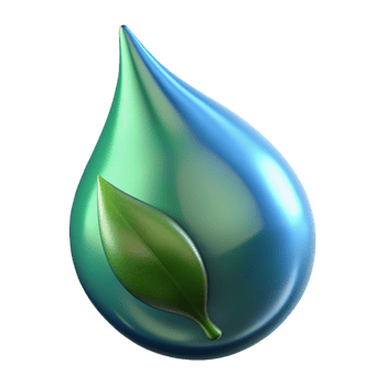 serene rustic A single raindrop falling from a leaf, macro photography, reflective surface, detailed, original png
