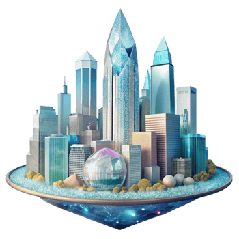 extraordinary traditional Charlotte Skyline Bank of America Tower Transparent for Business detailed png
