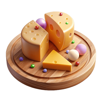 elegant creative Cheese Board Wooden Platter Transparent Party Food high resolution png