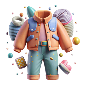 stunning minimalist Children Clothing Illustration Cutout for Kids Fashion exclusive png