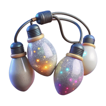 dramatic traditional Christmas Lights String Bulbs Transparent genuine png