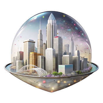 elegant creative Cincinnati Skyline Ohio River Panorama Transparent for Cityscapes original png