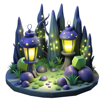 extraordinary classic A Group of Fireflies Illuminating a Dark genuine png
