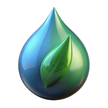 dramatic contemporary A Single Rain Drop Falling from a Leaf high quality png