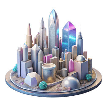 beautiful contemporary City Skyline Urban Landscape Transparent for Travel Photography high quality png