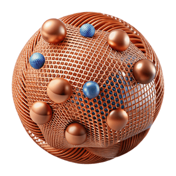 stunning traditional Copper Mesh Wire Texture Cutout for Industrial Designs genuine png
